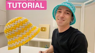 Gorro del Pescador Granny Piluso A Crochet Paso A Paso