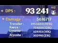 Starter Characters Only DPS Test Cryo Traveler Kaeya Lynette and Alyosha Draft 2