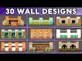 30 Minecraft Wall Designs Tutorial