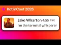 Talking to terminals and how they talk back Jake Wharton