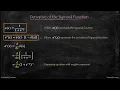 Derivative of Sigmoid Function