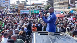 LIVE! Ndindi Nyoro People’s Tour at Engineer Town, Kinangop  Constituency, Nyandarua  County.