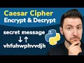 Caesar Cipher Program in Python Encryption and Decryption With Caesar Cipher