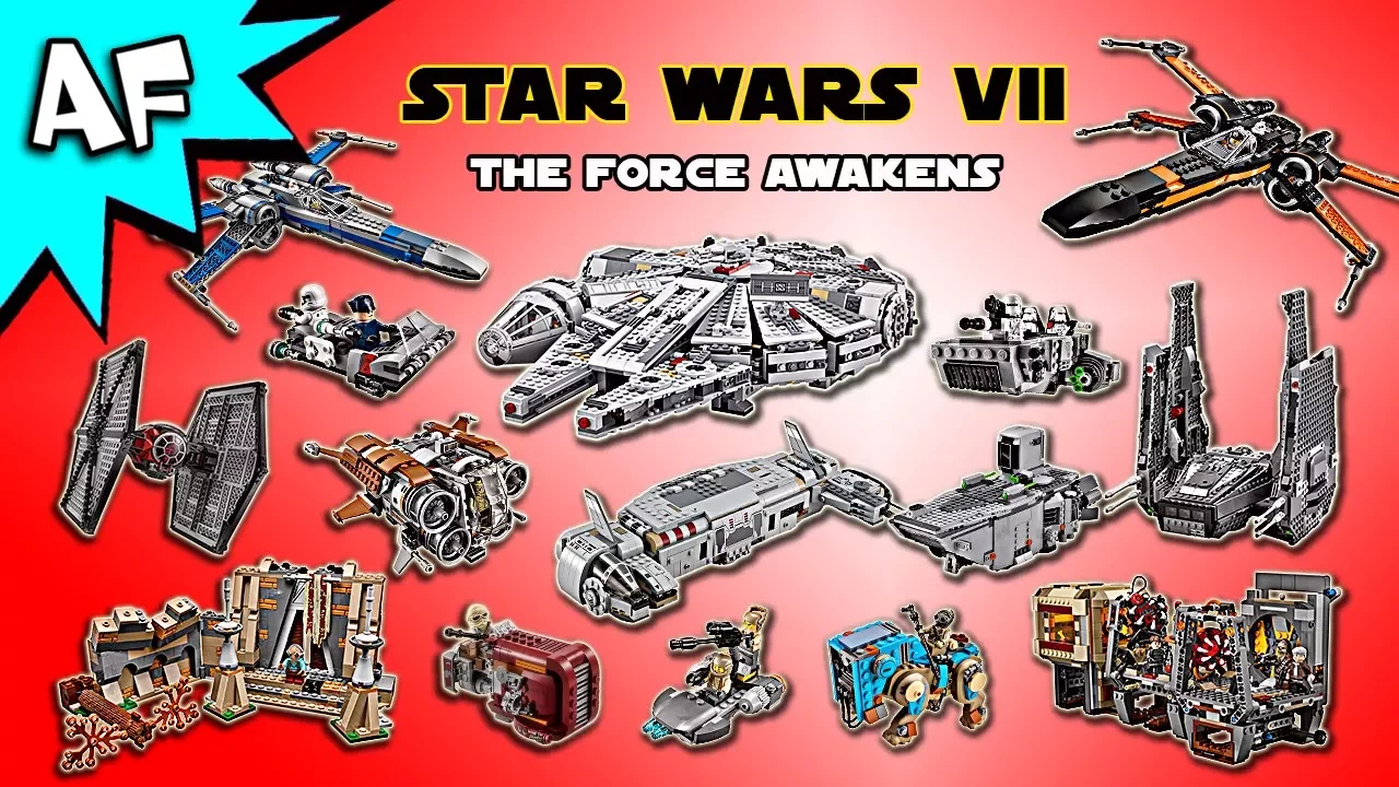 LEGO Star Wars: The Force Awakens Trailer Comparison