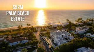 INCREDIBLE 52M Palm Beach Oceanfront Estate 4K Cinematic