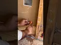Transitioning PEX TO a copper stub out elbow for a shutoff valve