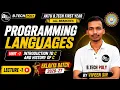 Programming Languages Unit 1 Lecture 1 Introduction to C History of C AKTU BTech 1st Year