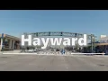 Driving in Downtown Hayward California - 4K60fps
