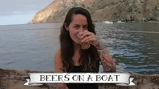 BEERS ON A BOAT ! Episode TWO ! Craft Beer Reviews with Camille – “JAWS”
