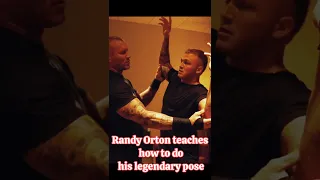 Randy Orton Teaches How To Do His Legendary Pose Wwe Wrestling Legend Goat Randyorton Rko 