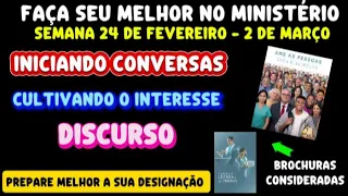 Faça Seu Melhor no Ministério Semana 24 de Fevereiro - 2 de Março 2025 JW Brasil
