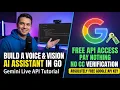 Build a Voice Vision AI Assistant in Go Gemini Live API Tutorial