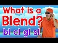 What Is a Blend bl cl gl sl Writing Reading Skills for Kids Phonics Song Jack Hartmann