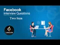 Two sum Leetcode problem solution in Python Facebook Coding interview questions