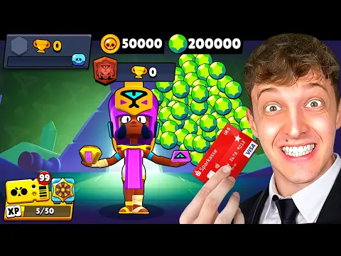 فيديو 1 TAG BRAWL STARS als MULTI MILLIONÄR SPIELEN! 🤑