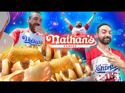 Video Thumbnail: NATHAN'S HOTDOG 2025!! O maior campeonato de comida do MUNDO!
