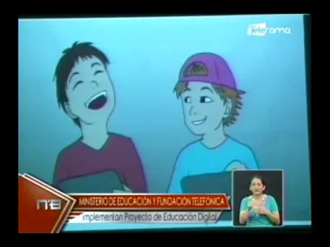 MINISTERIO DE EDUCACIÓN Y FUNDACIÓN TELEFÓNICA IMPLEMENTAN PROYECTO DE EDUCACIÓN DIGITAL