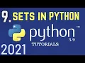 Python 3 9 Tutorials Sets in Python Python For Beginners Python Tutorial