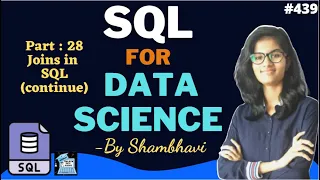 SQL for data science Part 28 Joins in SQL l sql for beginner sql queries