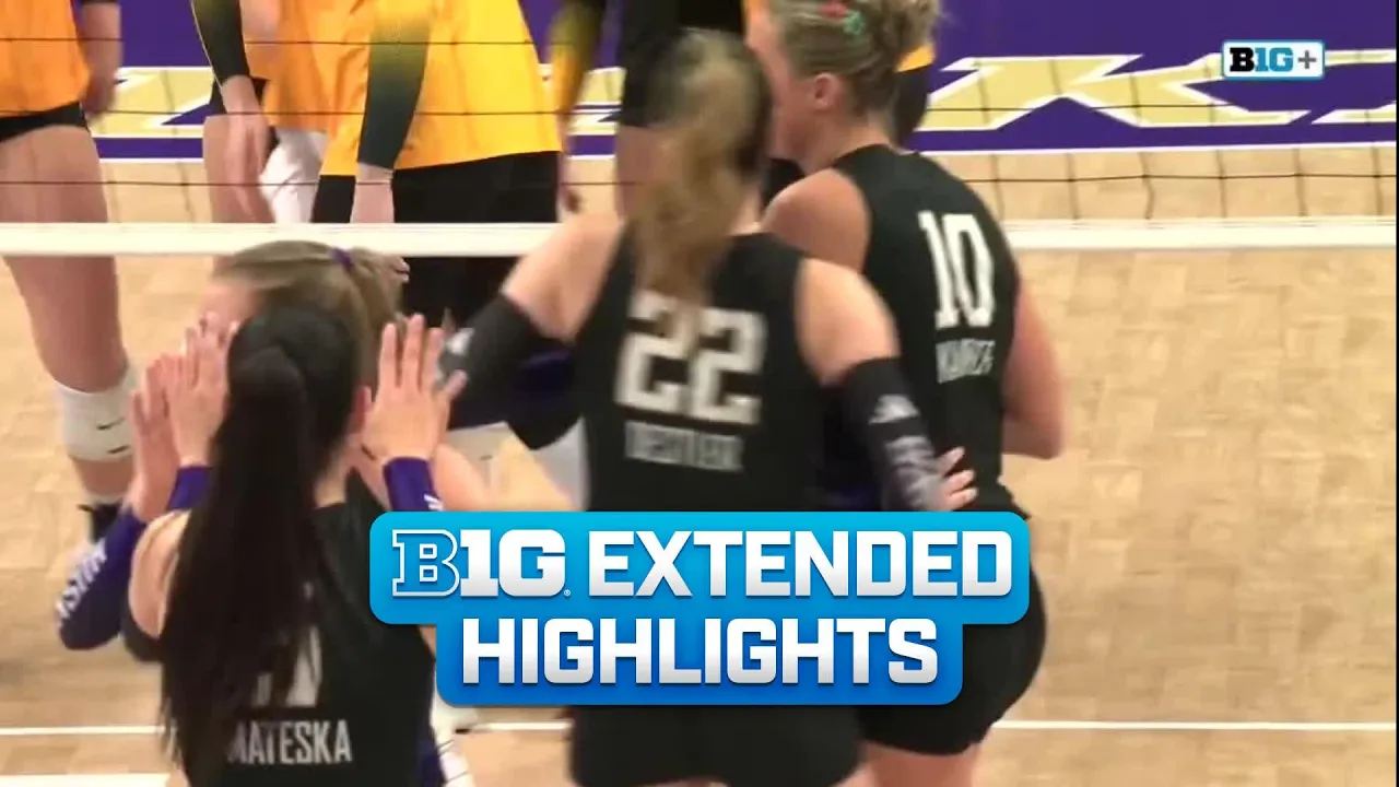Iowa at Washington | Extended Highlights | Big Ten Volleyball | 10/30/2026