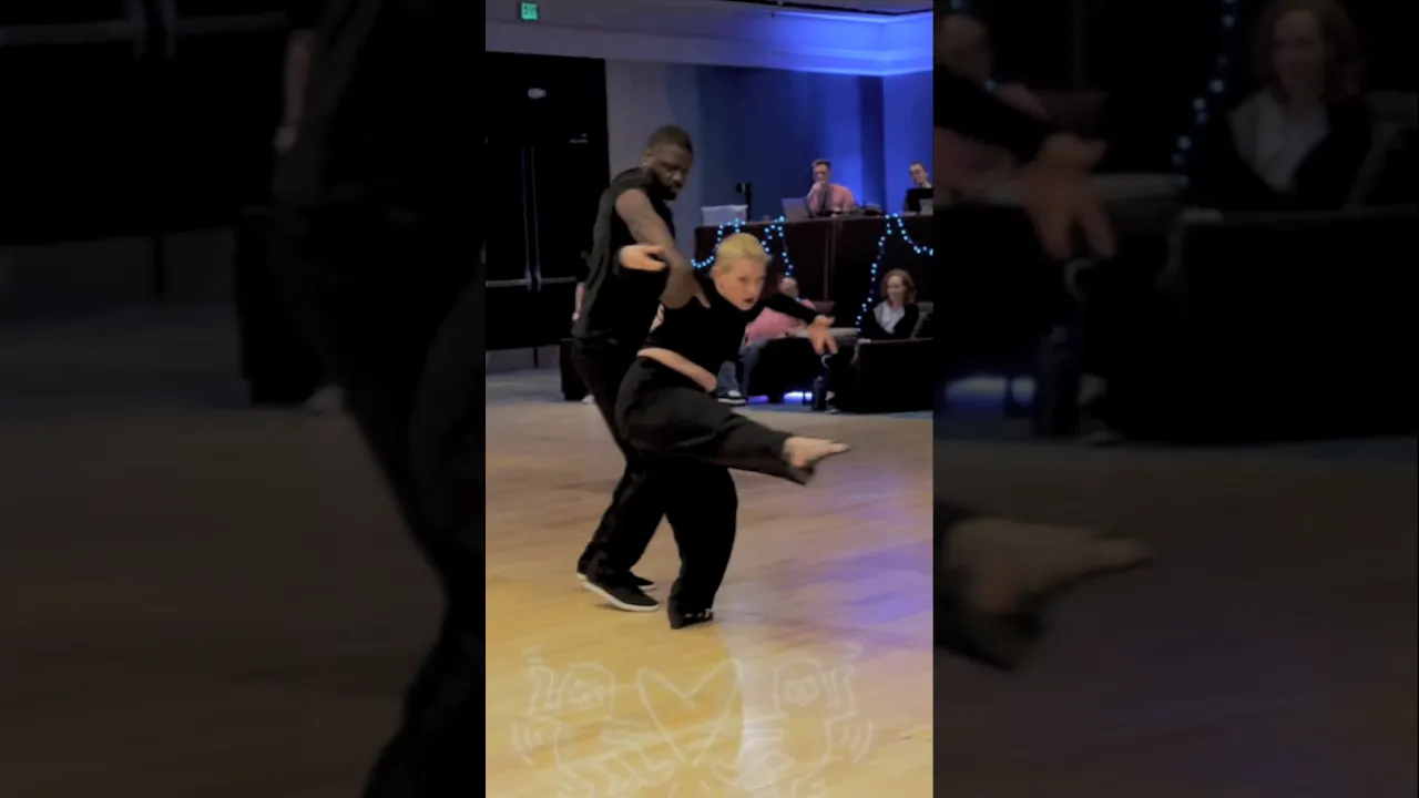 She is such a beast 💪 Part 1 #improv #westcoastswing