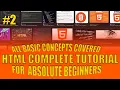 This One Tutorial is Enough to make you a HTML PRO - PART 2 Absolute Beginners Coding