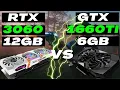 RTX 3060 12GB vs GTX 1660 TI 6GB RYZEN 5 5600X
