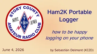 Ham2K Portable Logger or how to be happy logging on your phone