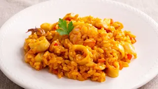Este ARROZ MELOSO de MARISCO queda tan bueno que parece de restaurante 🦐🤤