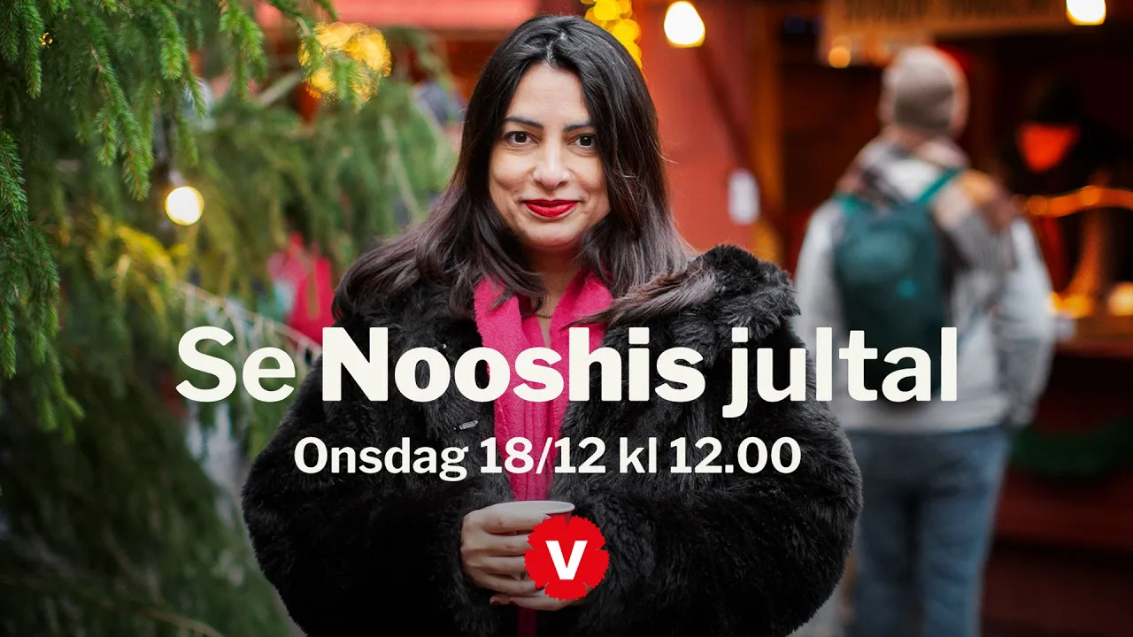 Jultal med Nooshi Dadgostar