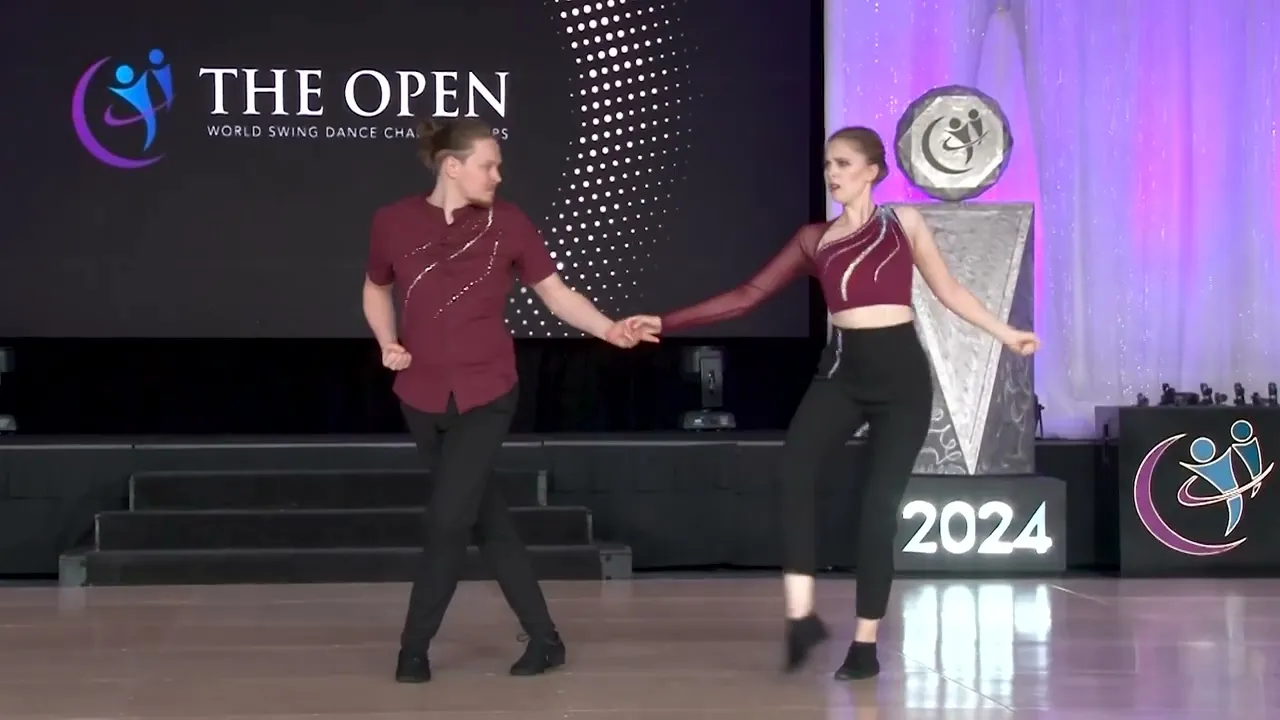 Philipp Wolff and Annalena Peter - Pro-Am Open Follower Finalist - The Open 2024