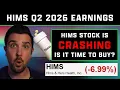 HIMS STOCK CRASHING AFTER EARNINGS IS IT TIME TO BUY