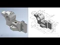 Inventor 2020 Tutorial Building 3D Modeling Design Basic