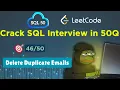 LeetCode SQL50 - 46 Delete Duplicate Emails