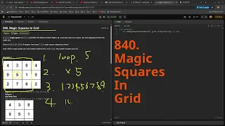 Leetcode Daily Challenge 840 Magic Squares In Grid