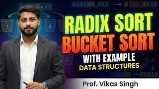 Radix Sort In Data Structures Radix Sort Example By Vikas Singh In Hindi