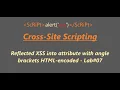 Reflected XSS into attribute with angle brackets HTML-encoded - Lab
