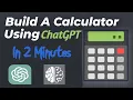 Build a Calculator App Using ChatGPT in 2 Minutes