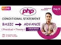 What is conditional statement in PHP Switch Statement in PHP Web Development full Course