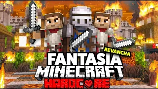 ¡100 jugadores simulan un Torneo de Fantasía en Minecraft... REVANCHA!