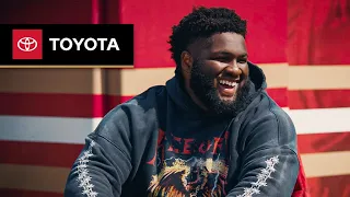 D J Jones Reveals Best Tailgate Food and Worst Cook on the Team 49ers