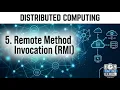 5 Remote Method Invocation RMI and Working of RMI Distributed Computing Notes