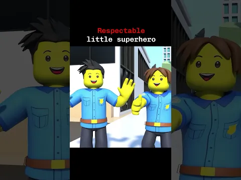 ROBLOX respectable little superhero!! #animation #robloxfunny