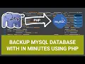 How to Take Backup of Mysql Database Using PHP Code