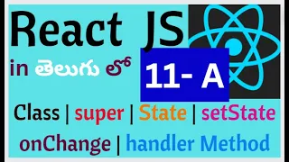what is state props this setState class component constructor REACT JS IN TELUGU