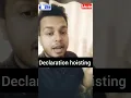 Hoisting in JavaScript