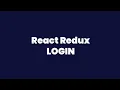 React Redux login form tutorial with Strapi io Backend