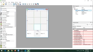 Python PyQT5 GUI Tic Tac Toe Game Part 1 GUI