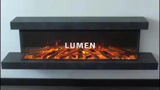 La Nordica Lumen - prémium elektromos látványkandallók eredeti fával