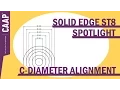 Solid Edge St8 Spotlight - Concentric Diameter Alignment